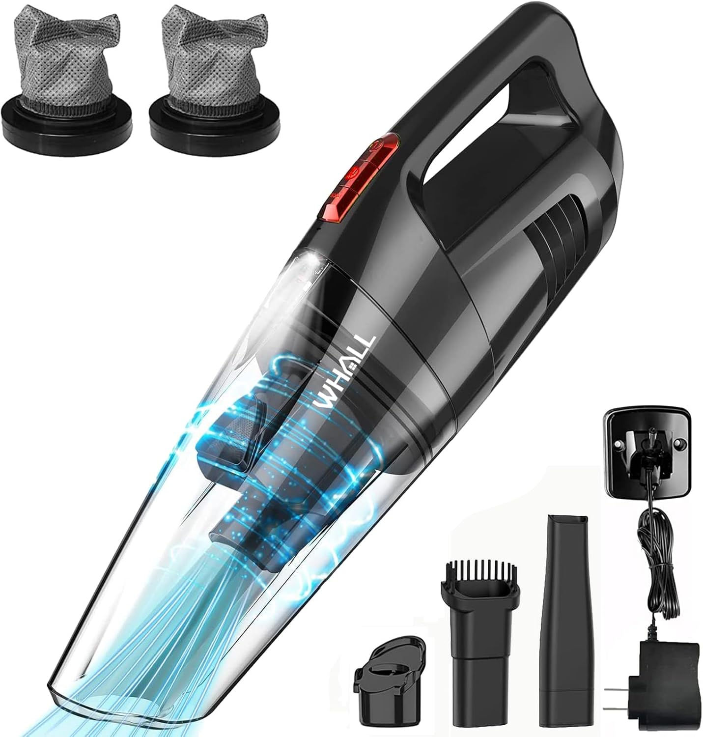 whall Handheld Vacuum Cordless, 8500PA Strong Suction Hand Vacuums, Wet Dry Hand...