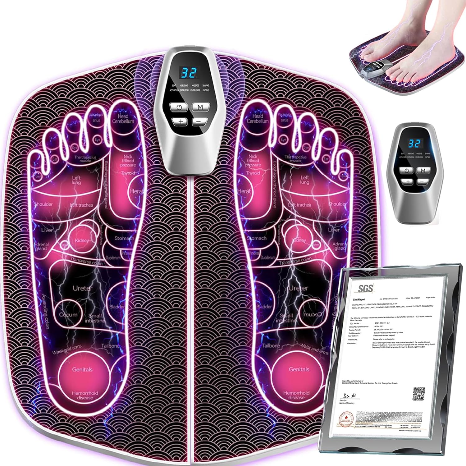 LOZLTX Upgrade Foot Massagers for Pain and Circulation 【Fast Pain Relief-15 Min...
