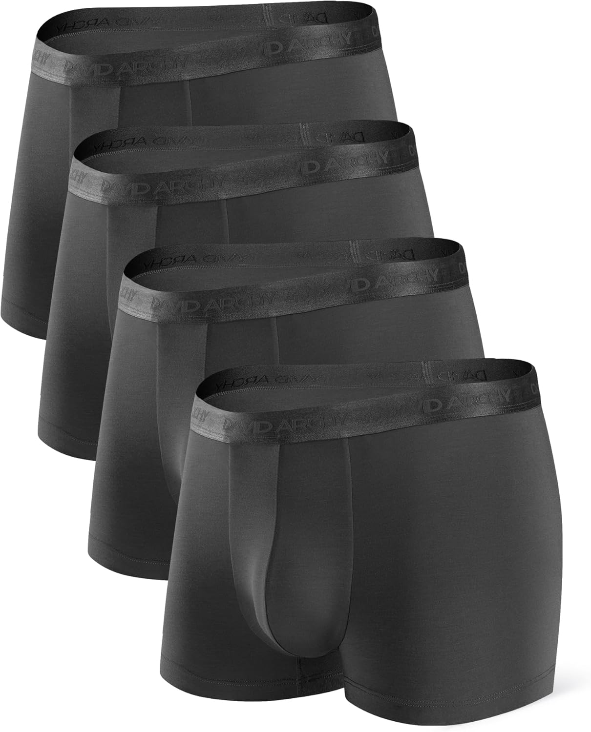 DAVID ARCHY Mens Underwear Ultra Soft Micro Modal Support Pouch Trunks Moisture...