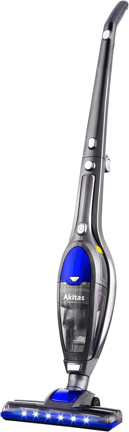 Akitas 2 in1 Cordless Vacuum Cleaner, Versatile Upright Handheld Stick Vacuum Cl...