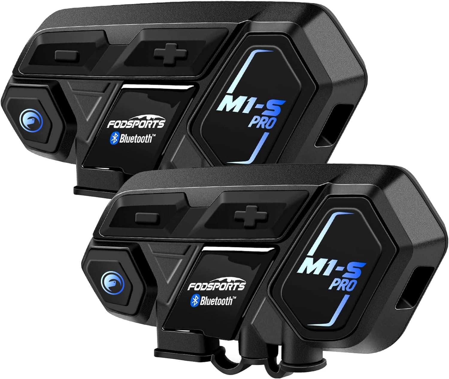Fodsports Motorcycle Bluetooth Intercom with Music Sharing, M1S Pro 2000m 8 Ride...
