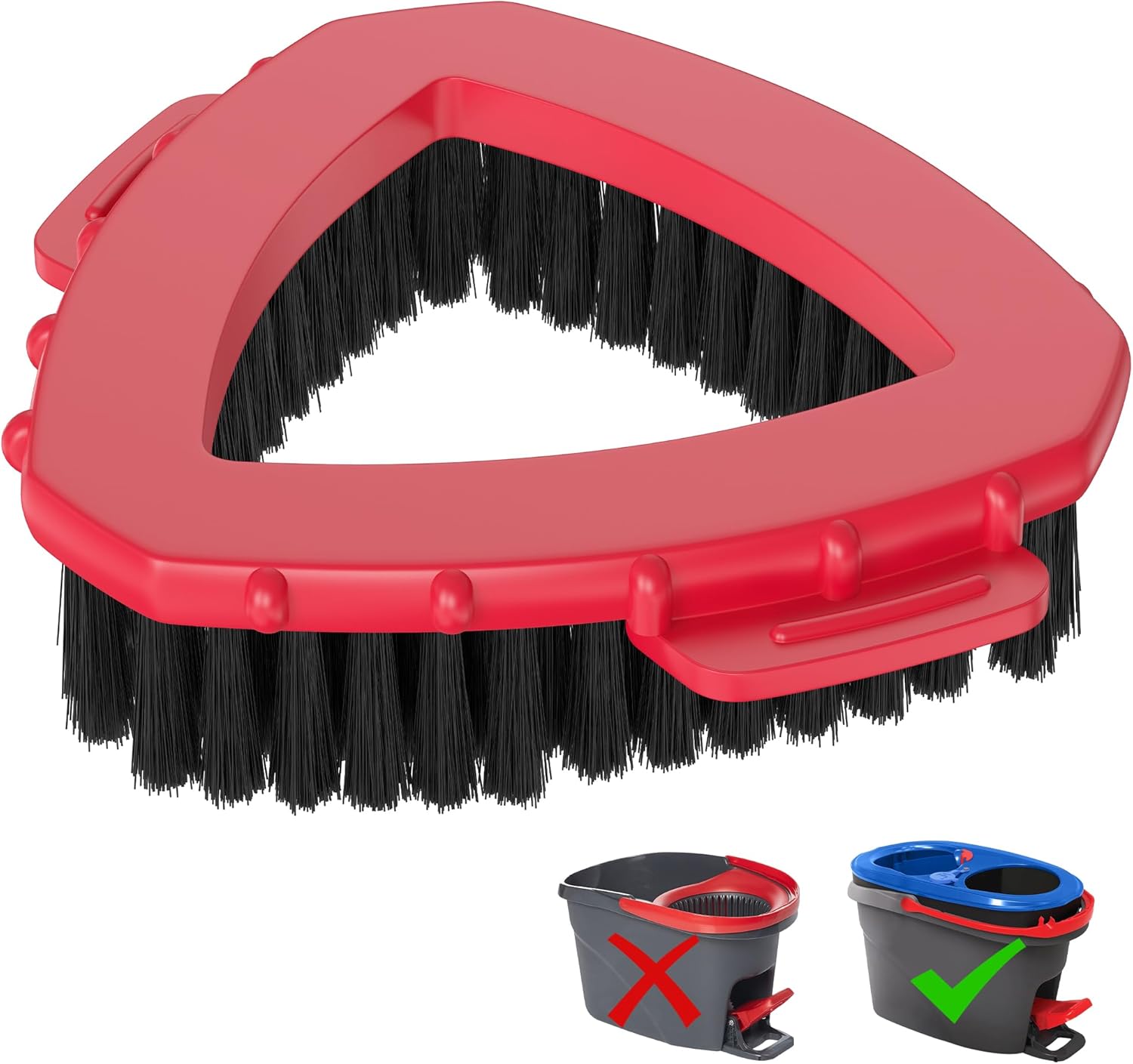 Scrub Brush for O-Cedar RinseClean 2 Tank System, Scrubber Mop Head for Ocedar S...