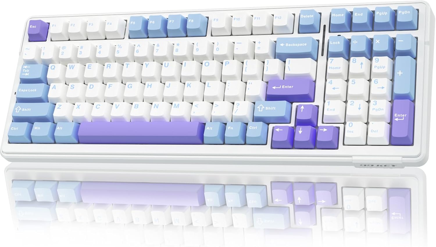AULA F99 Mechanical Gaming Keyboard, Special Gasket Wireless Mechanical Keyboard...
