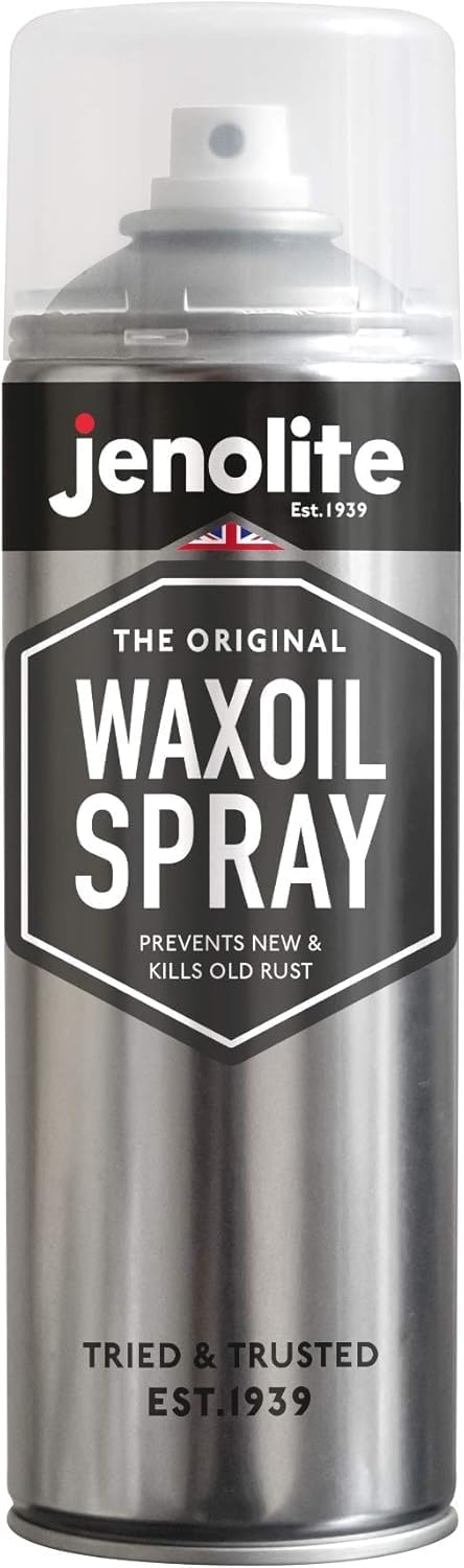 JENOLITE Waxoil Rust Prevention & Protection Aerosol Spray | CLEAR | Waxy Anti R...