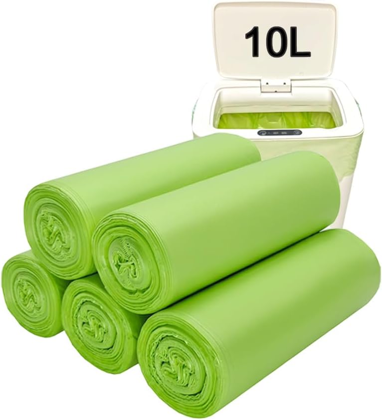 KeenKiD 10L Bin Liners 100PCS,Compostable Biodegradable Food Waste Bags,Small Gr...