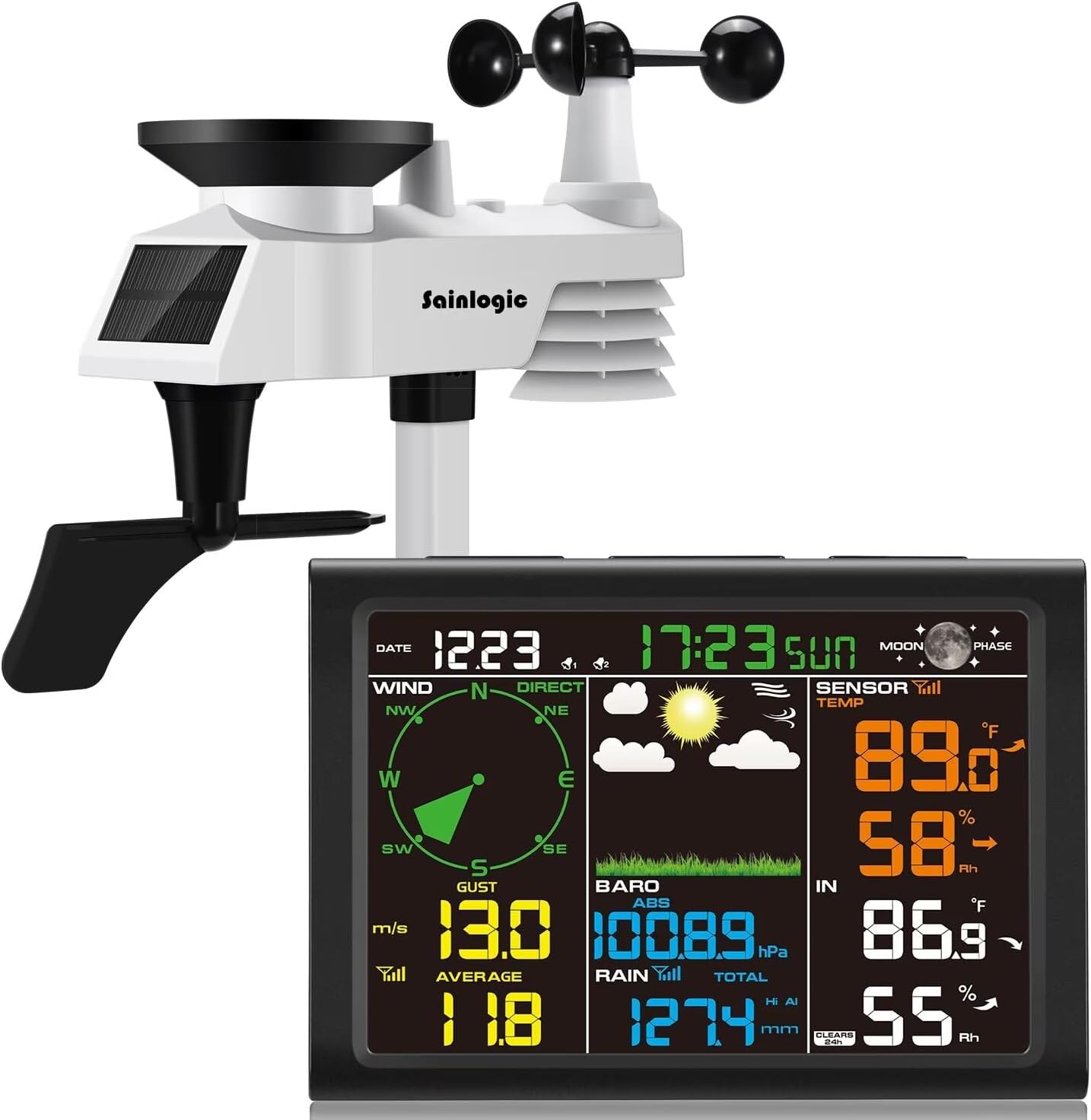 Sainlogic Wireless Weather Station with Outdoor Se...