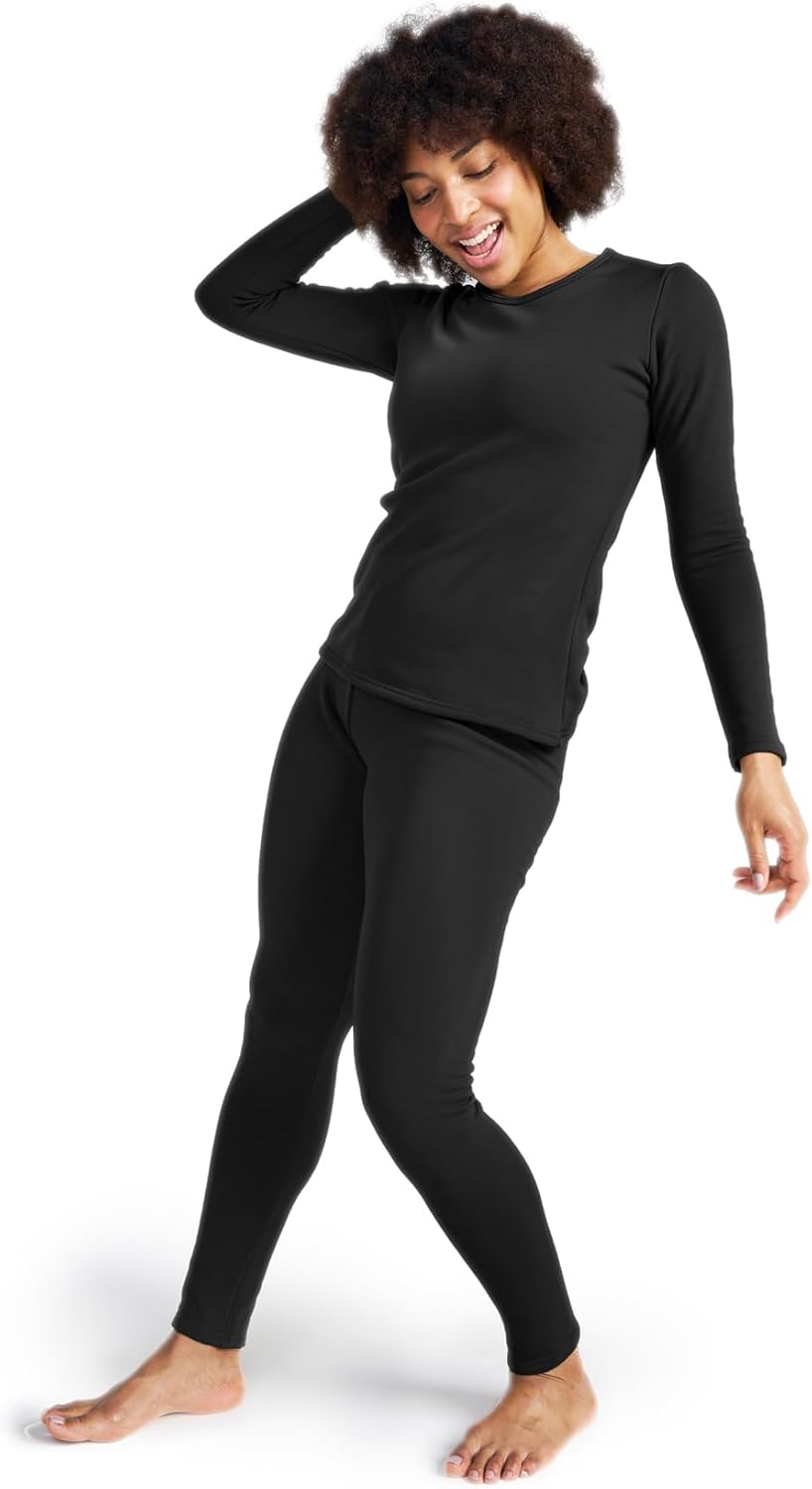 LAPASA Women's Thermal Underwear Set, Special Fleece Lined Base Layer for Women,...