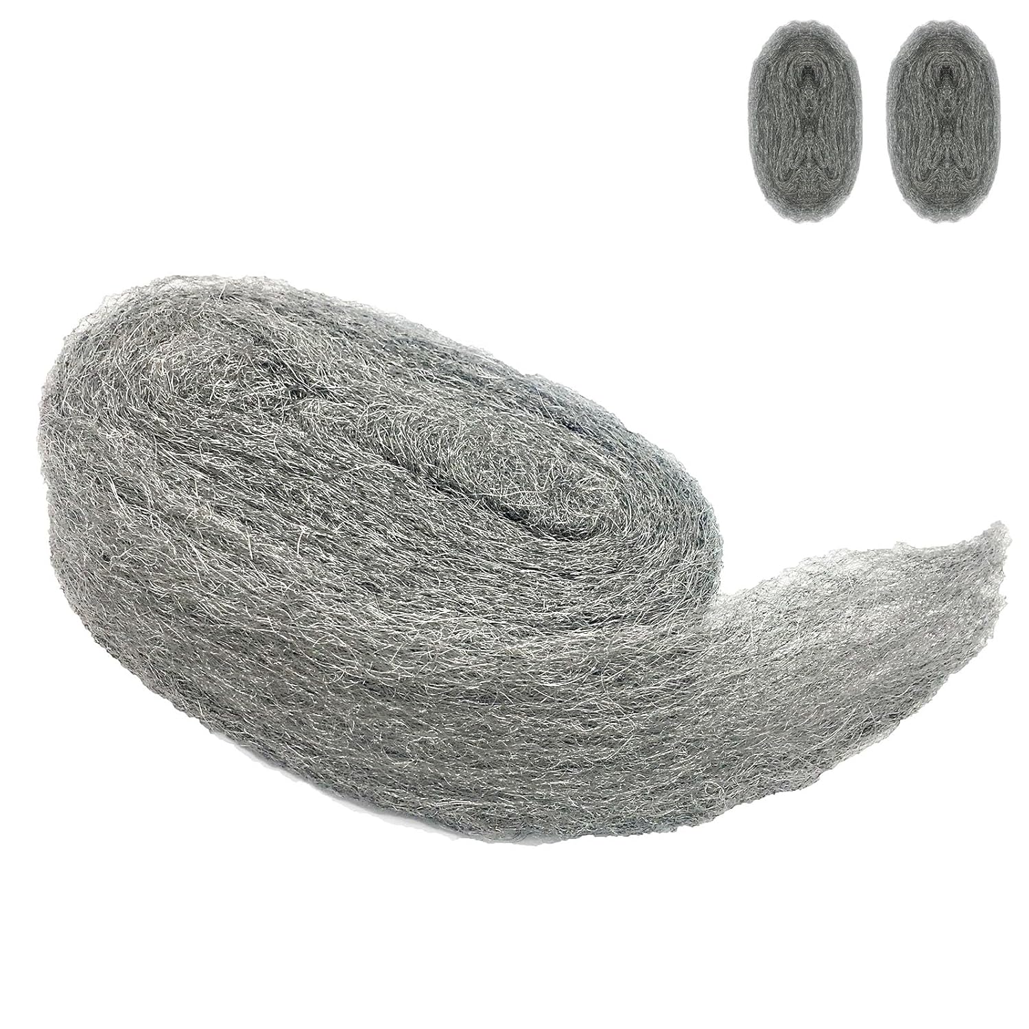 Steel Wool Mice Control, 2 Pack 3" x10 Ft Hole Filler, Gap Blocker, Barrier, Pro...