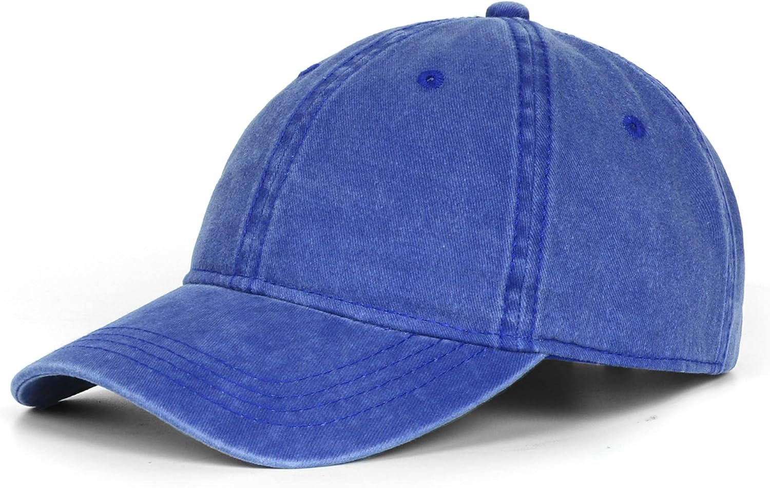 Zylioo XL/XXL Washed Cotton Baseball Cap,Large Pigment Dyed Running Caps,Big Vin...