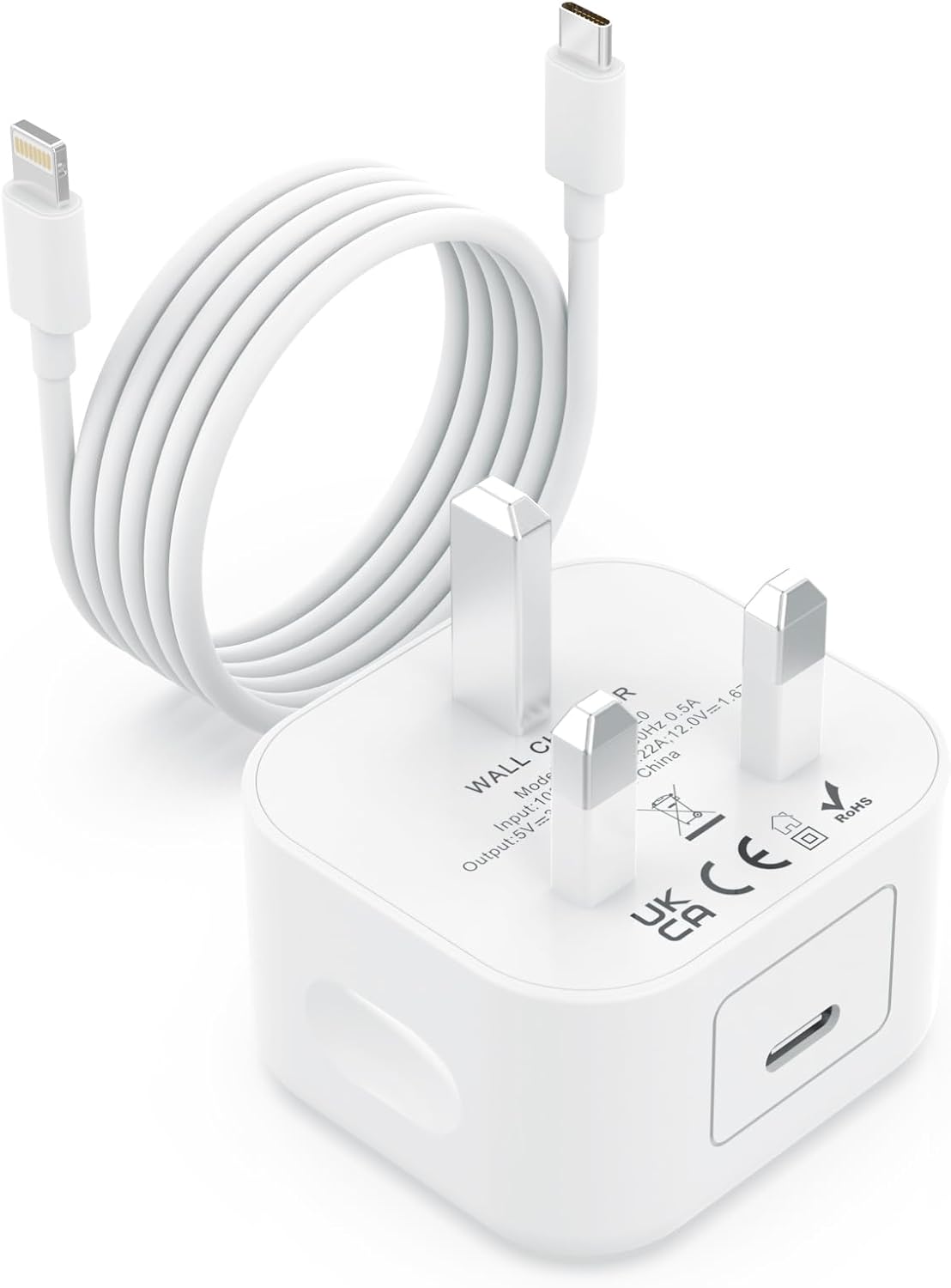 for iPhone Charger [MFi Certified] 20W USB C Fast Charger Plug Power Adapter wit...