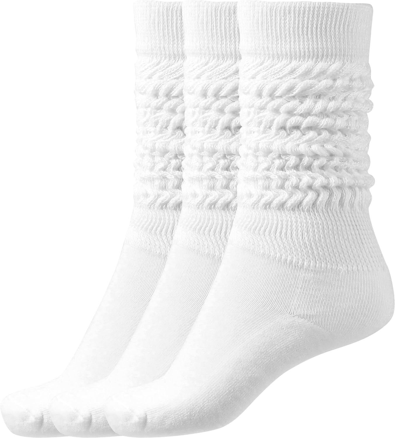 BomKinta Slouch Socks Women Thigh High Boot Socks Soft Scrunch Socks Size 5-11 O...