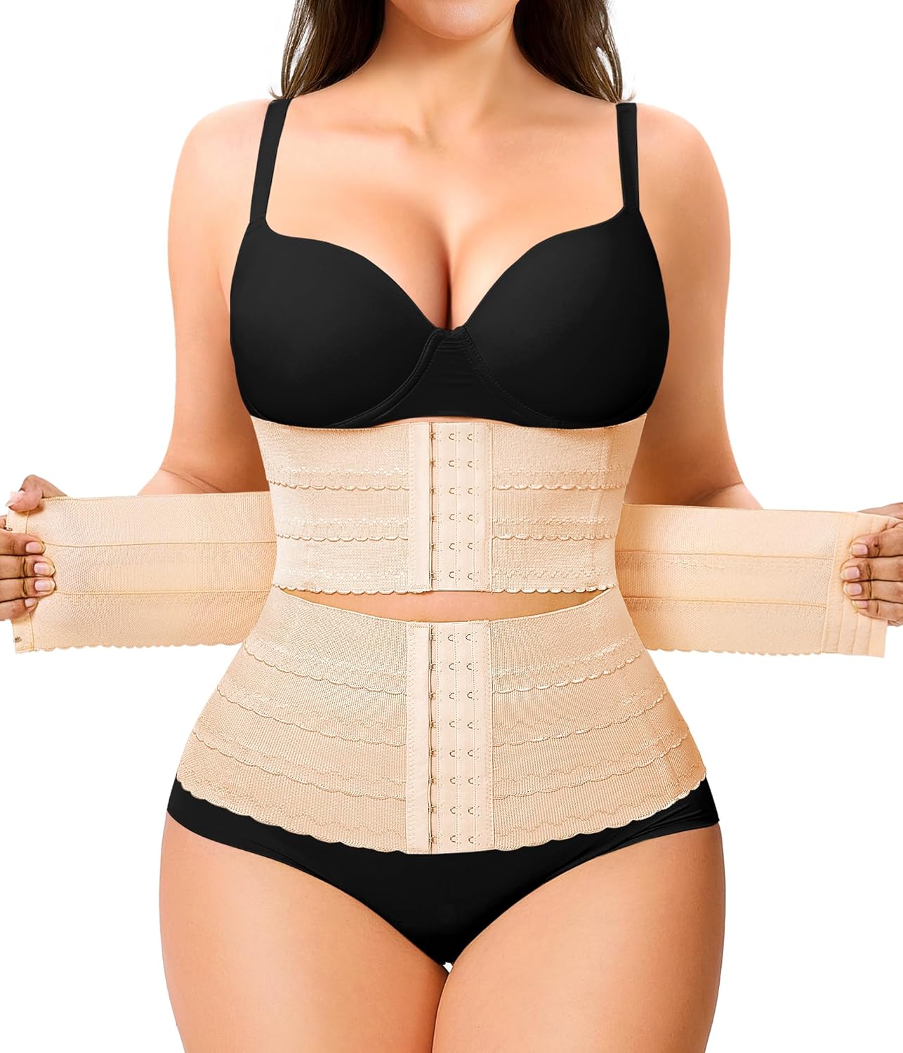 Nebility Waist Trainer for Women Corset Shapewear Tummy Control Segmented Waist...