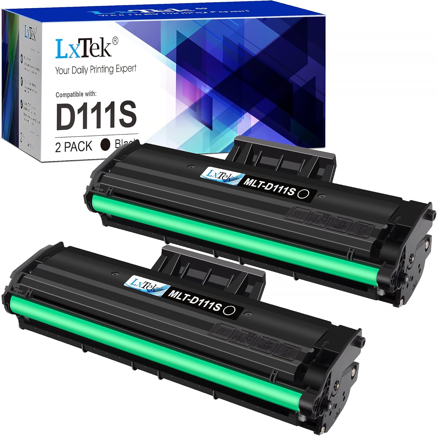 LxTek D111L Compatible Toner Cartridge Replacement for Samsung D111S MLT-D111S f...