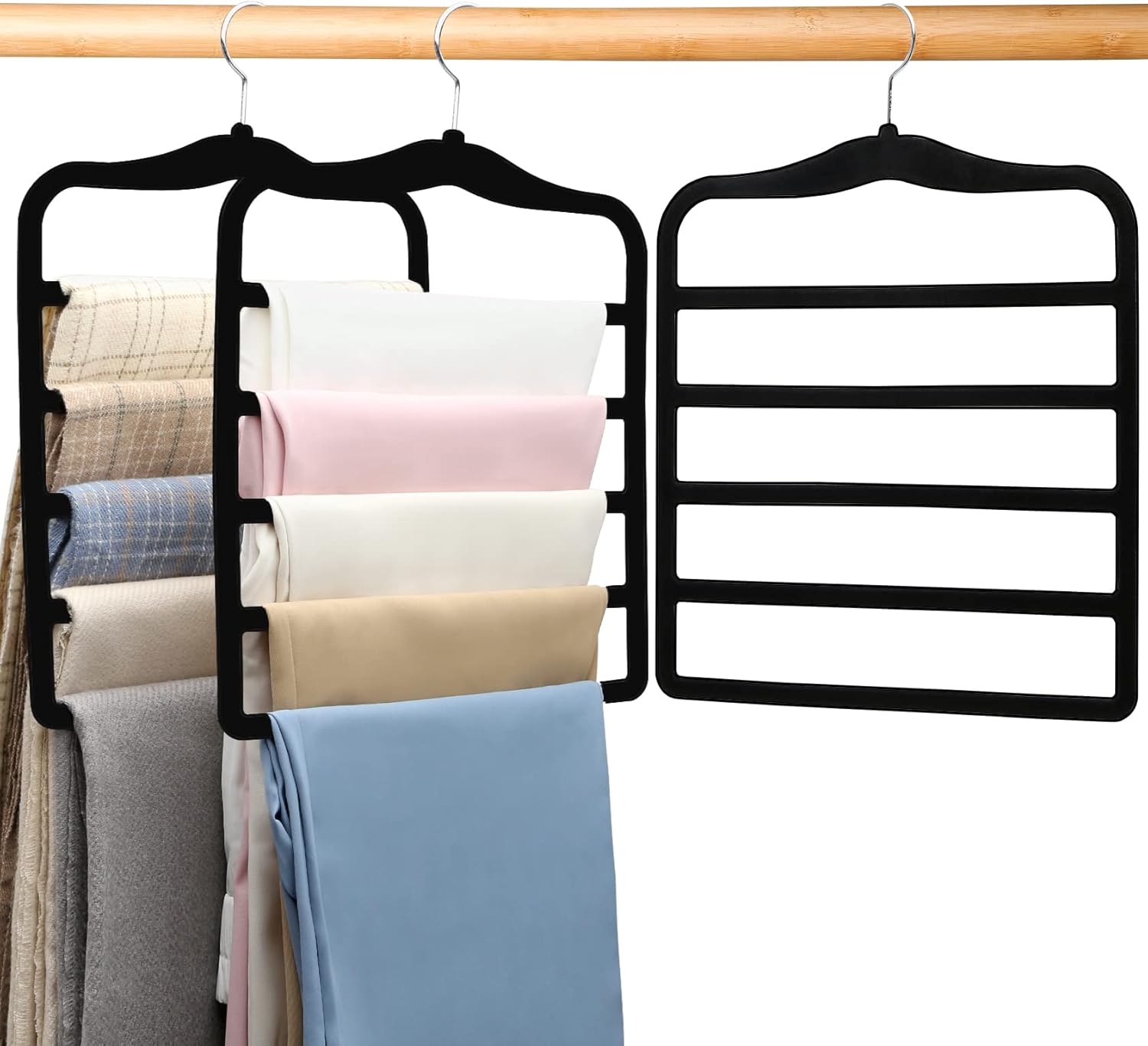 Closet Organizers and Storage,3 Pack Organization and Storage Pants-Hangers-Spac...
