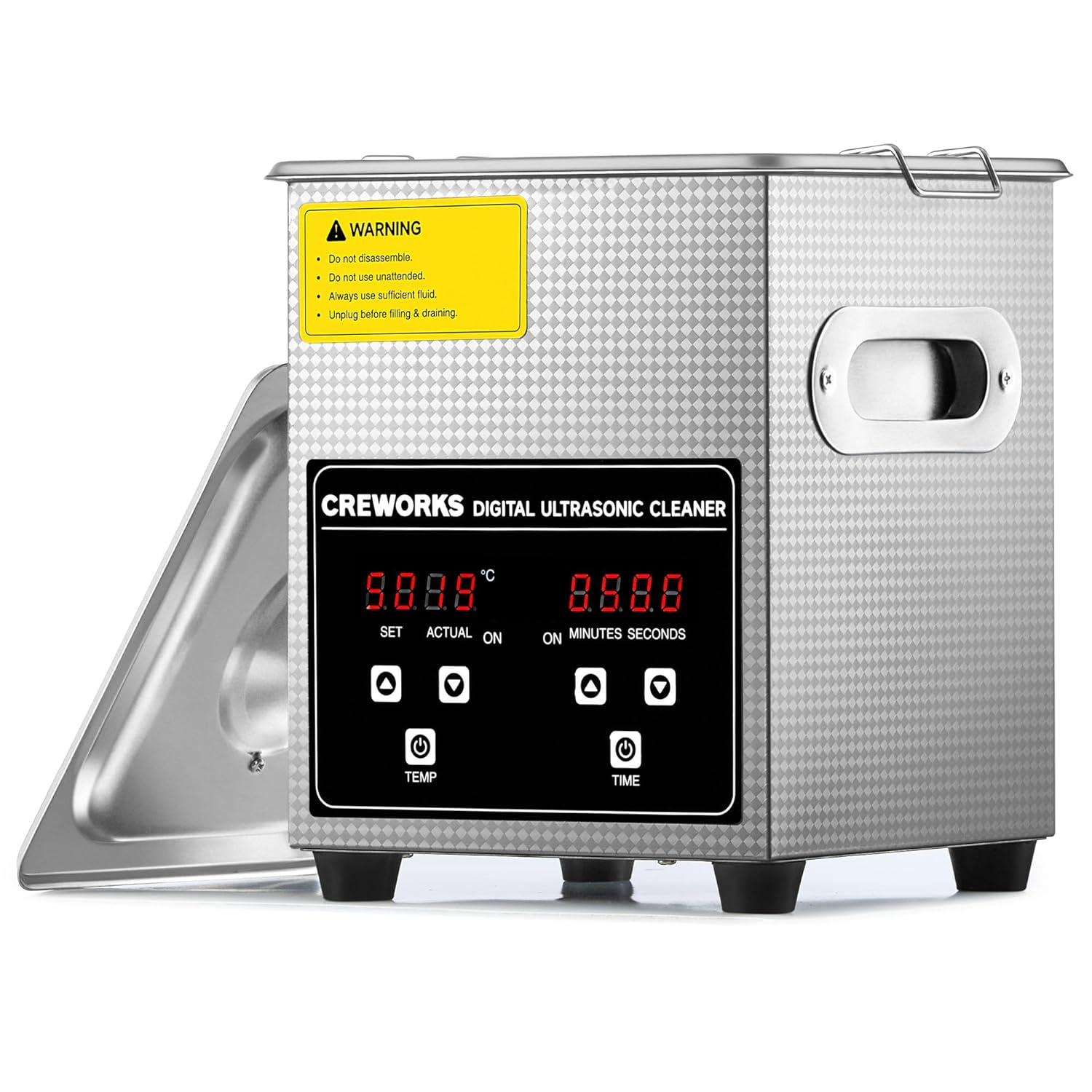 CREWORKS Professional Jewelry Cleaning Machine, 2L...