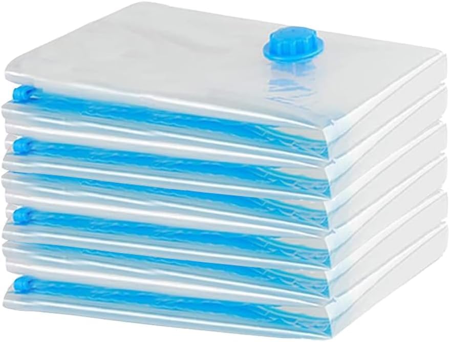 ZWMYF Small Vacuum Storage Bags. Space Saver Bags for Travel and Home Reusable V...