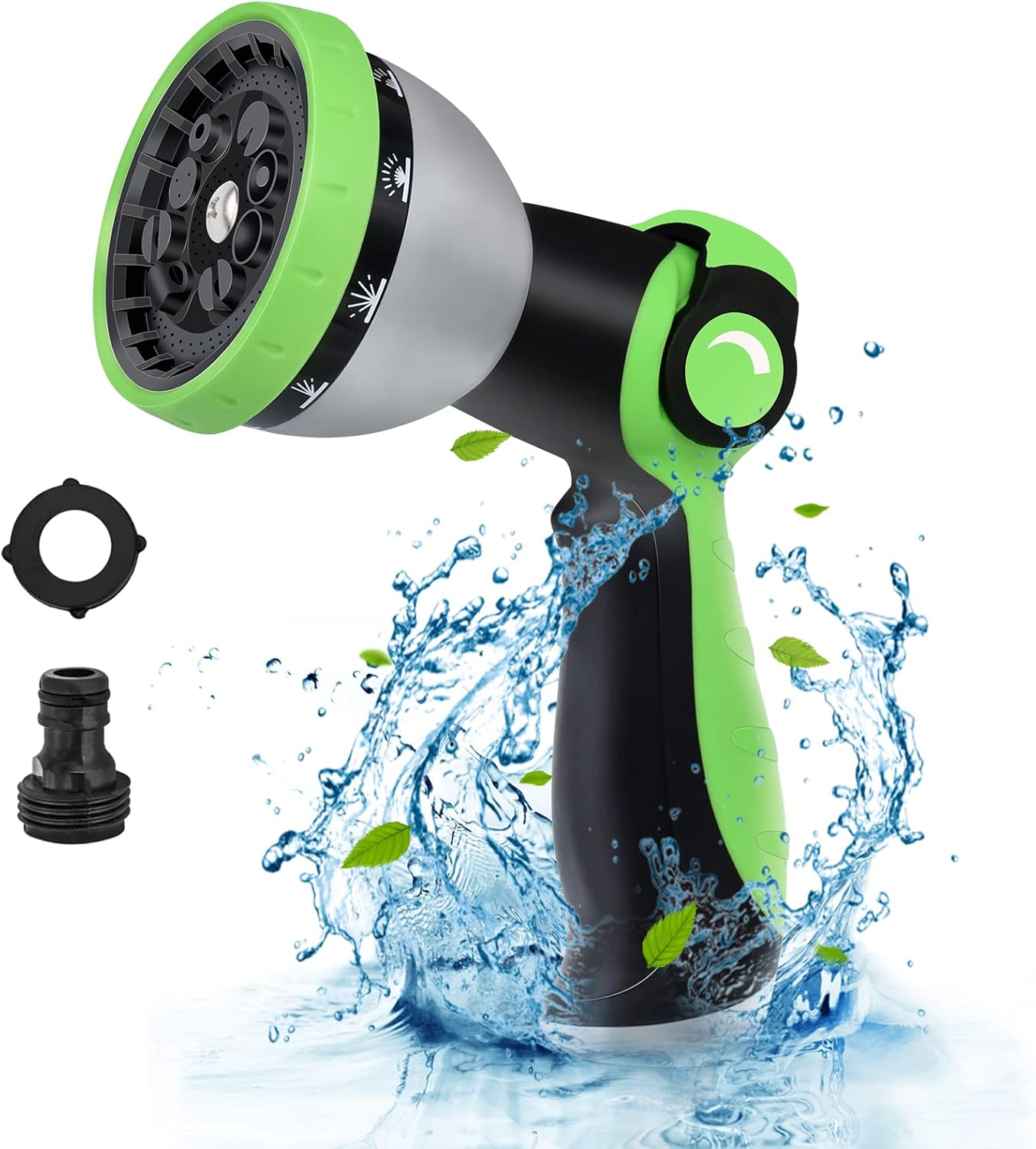 Garden Hose Pipe Spray Gun,Vigoday Water Hose Spray Gun with 10-Function Hose Sp...