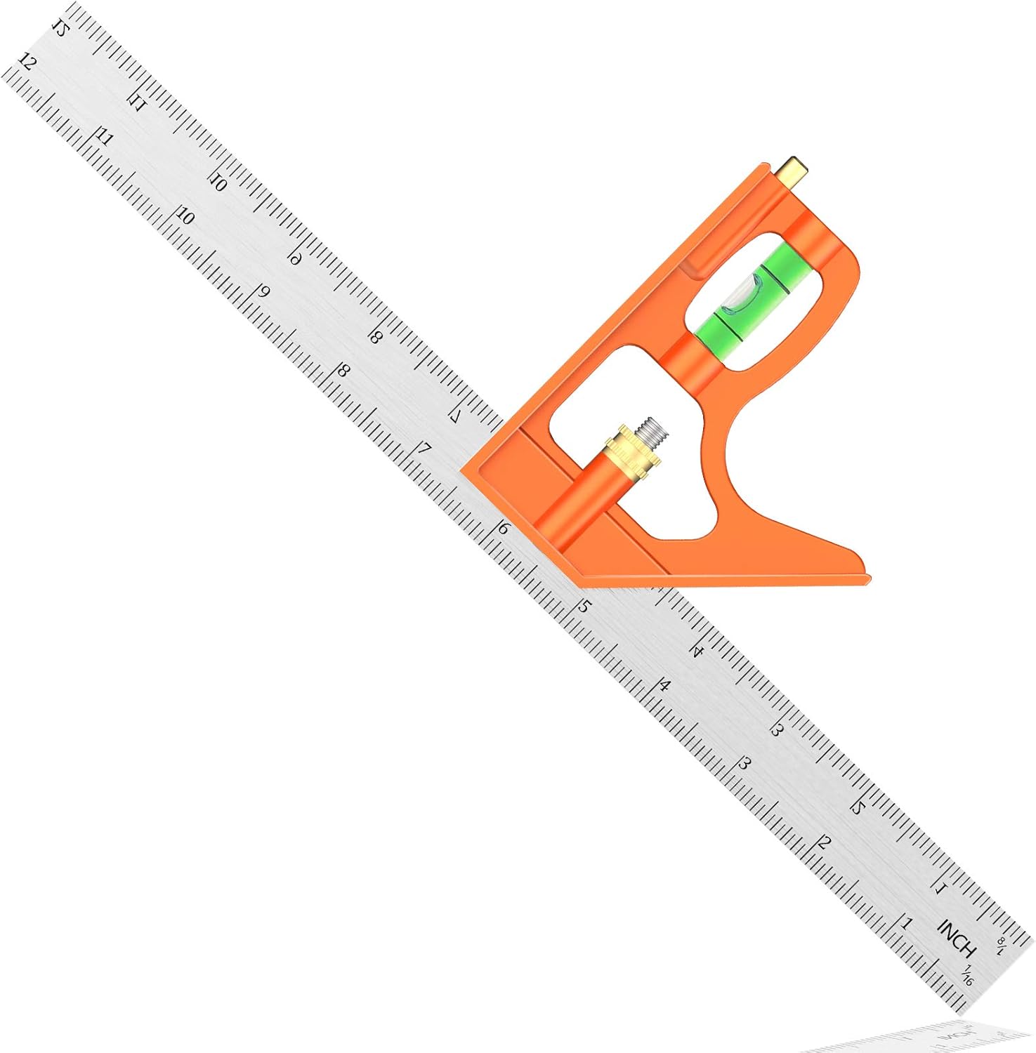 Combination Square, Set Square Engineers Square 12Inch/300mm Stainless Steel Rul...