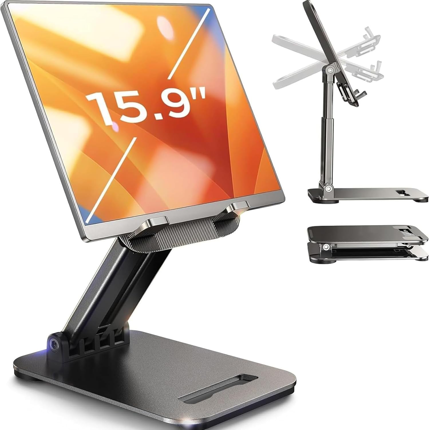 LISEN for iPad Tablet Stand for Desk Portable Monitor Stand Home Office Must Hav...