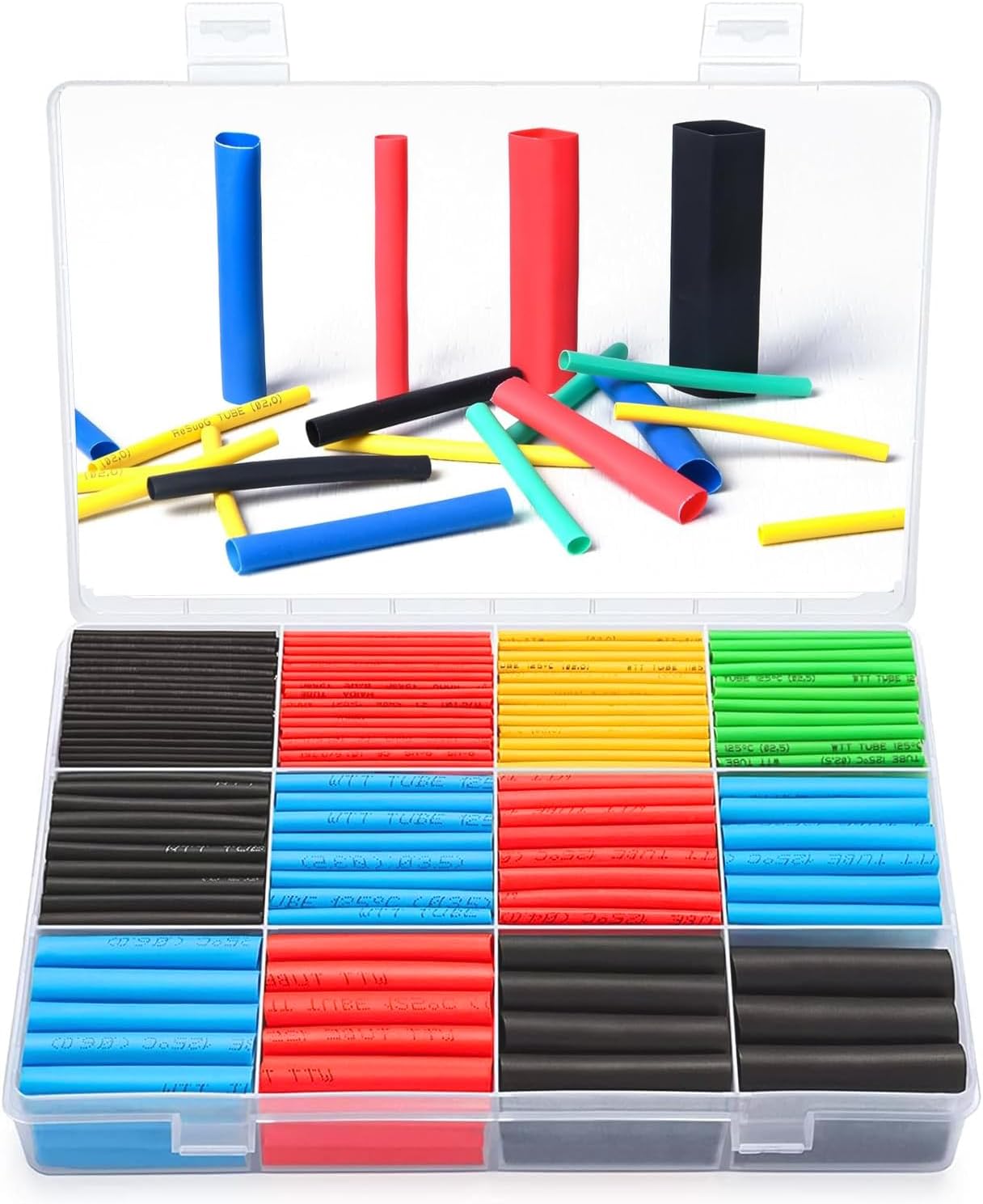 Eventronic Heat Shrink Tubing 560Pcs, IP56 Waterproof Design Heat Shrink Connect...