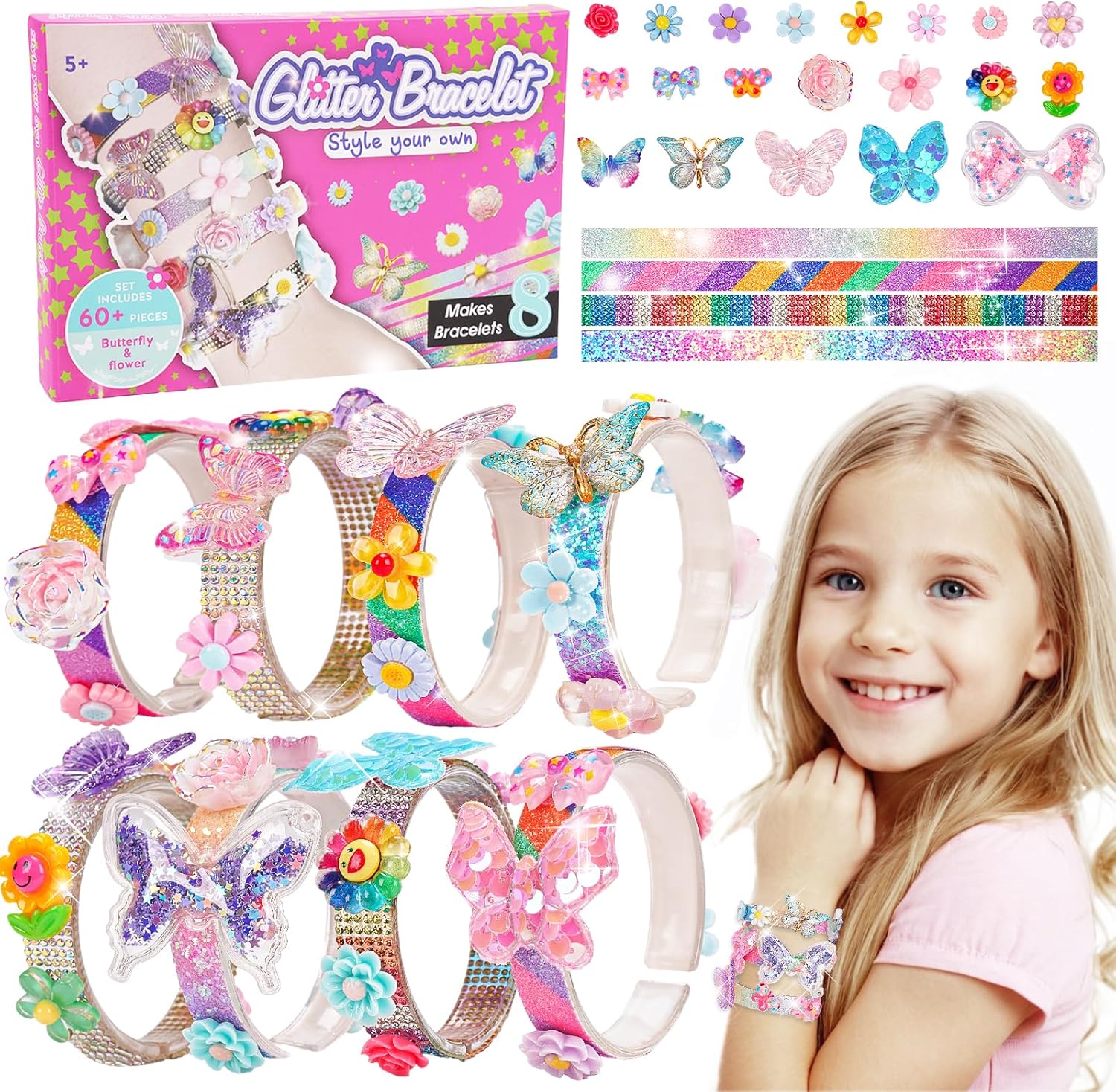 Girls Birthday Present 5 6 7 8 Year Old Girls Gifts: Friendship Bracelet Making...