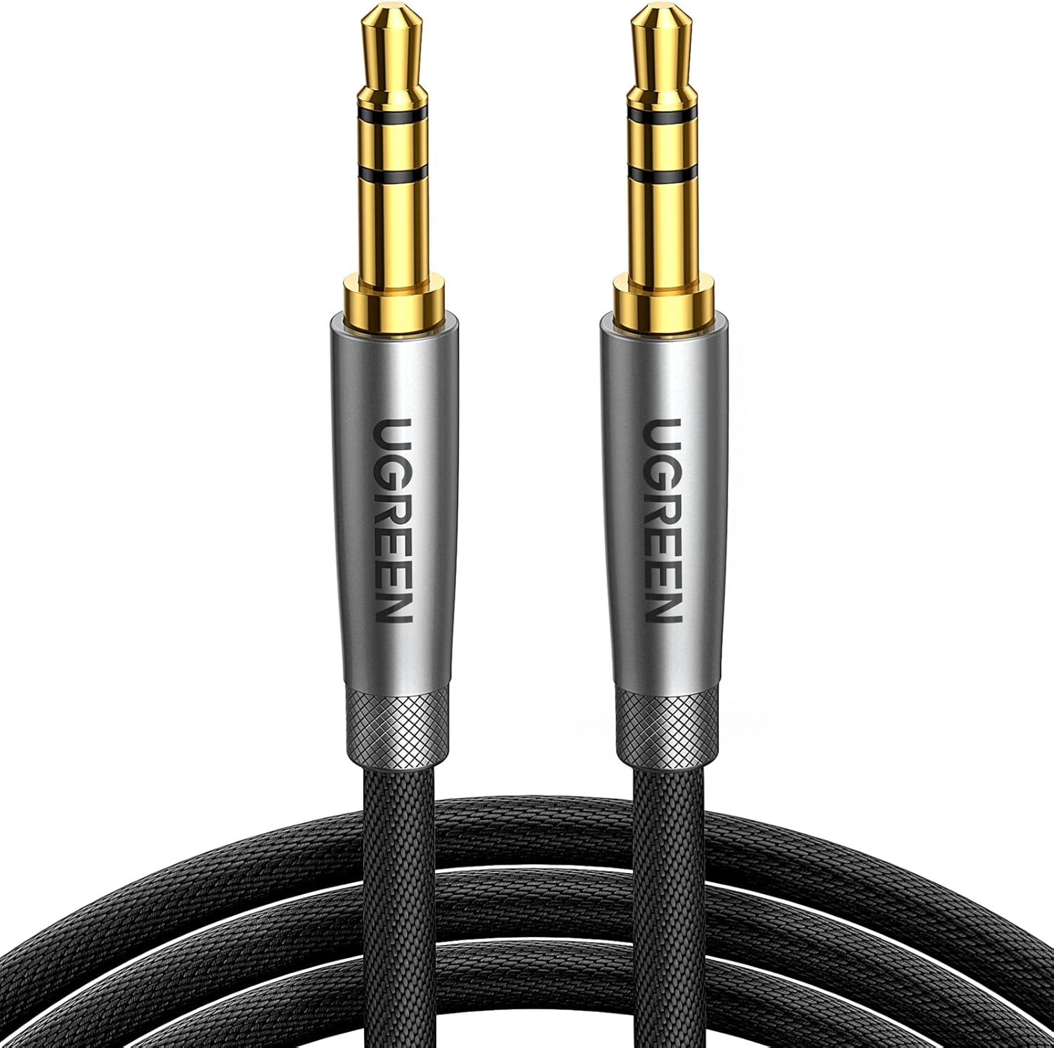 UGREEN Aux Cable 3.3FT Braided Stereo 3.5mm Audio Cable Headphone Mini Jack Male...