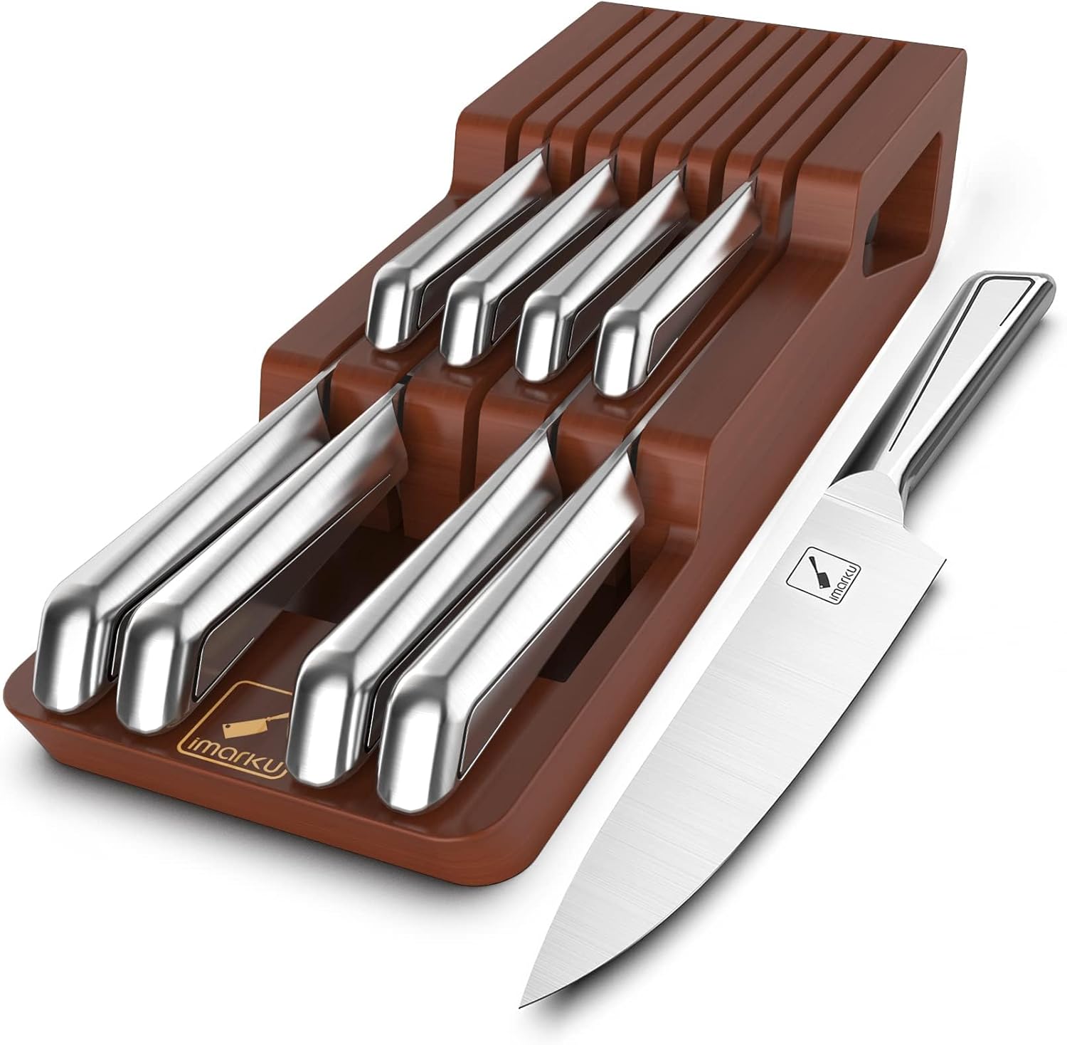 imarku Knife Set, 10 PCS Japanese Stainless Steel...