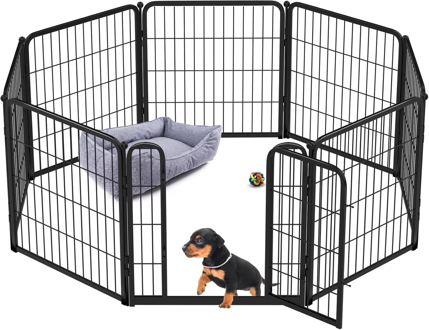 Top FXW Homeplus Indoor Dog Playpen, Premium Playpen for Stress-Free and Safe Pl...