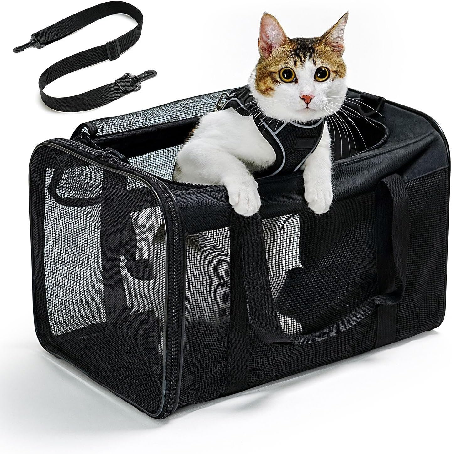 Conlun Cat Carrier Bag, Top Soft-Sided Pet Carrier for Dogs, Special Carrier wit...