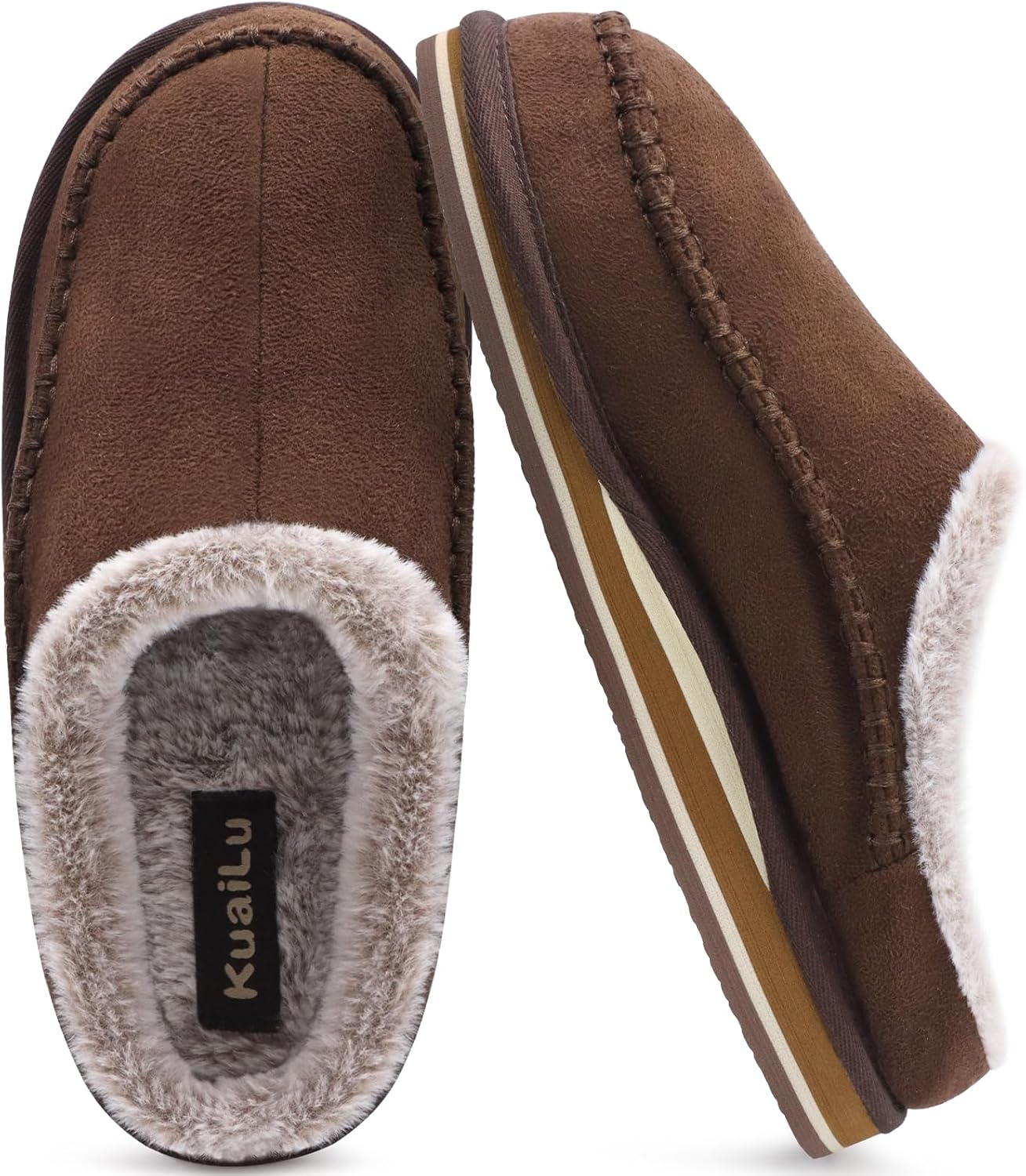 Comfortable KuaiLu Mens Clog Slippers, Special House Shoes With Arch Support, In...