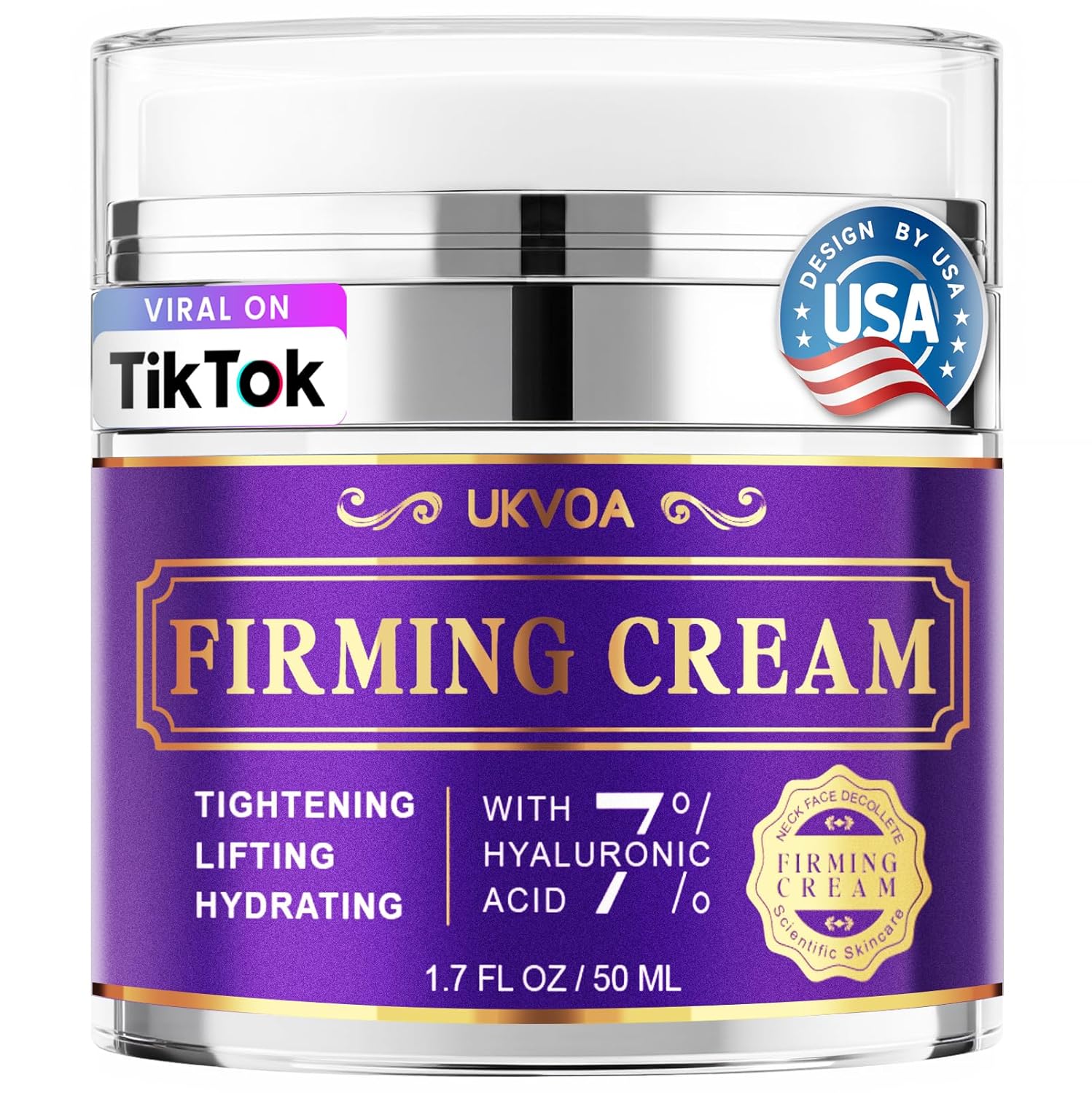 Neck Firming Cream, Anti-Aging Face Moisturizer for Women with Retinol, Collagen...