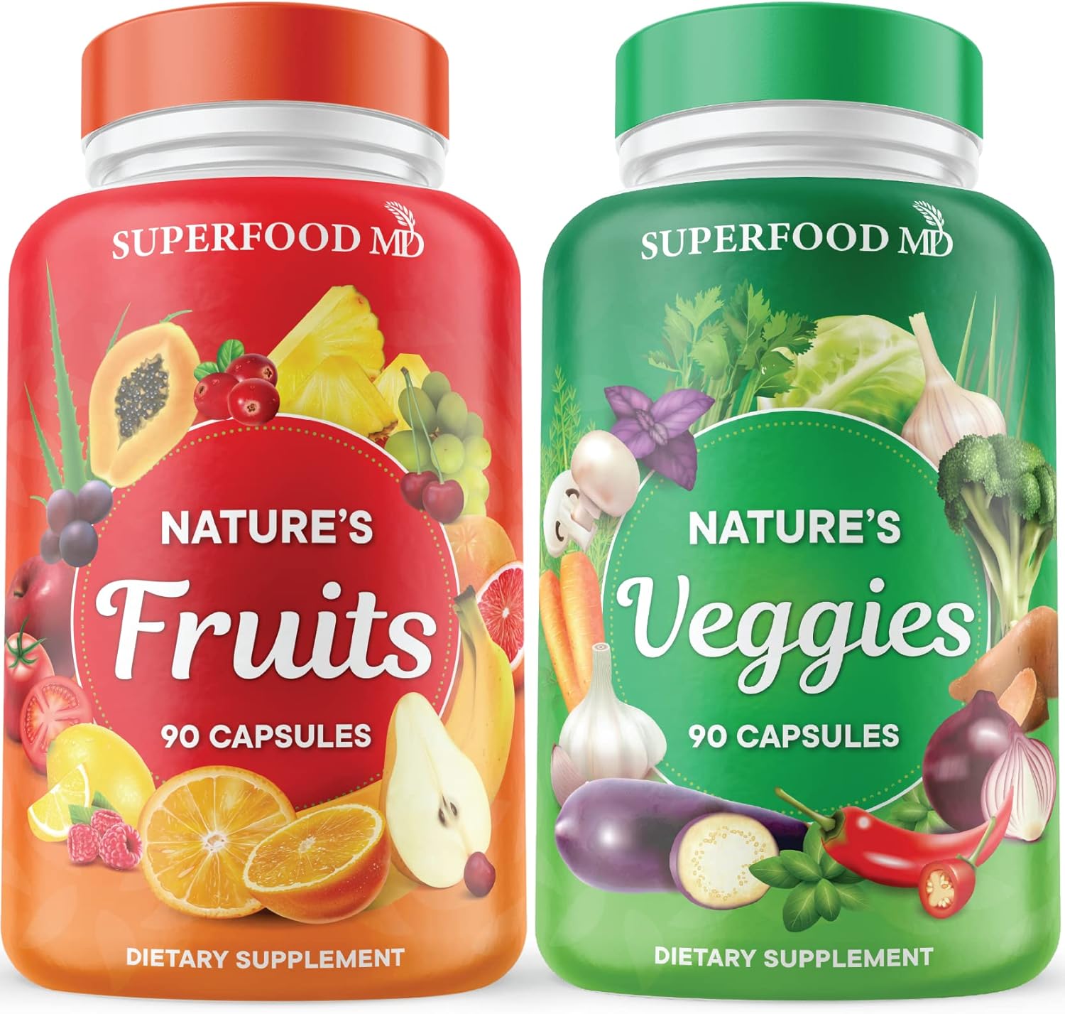 Superfood MD Fruits and Veggies Supplement - 90 Fr...
