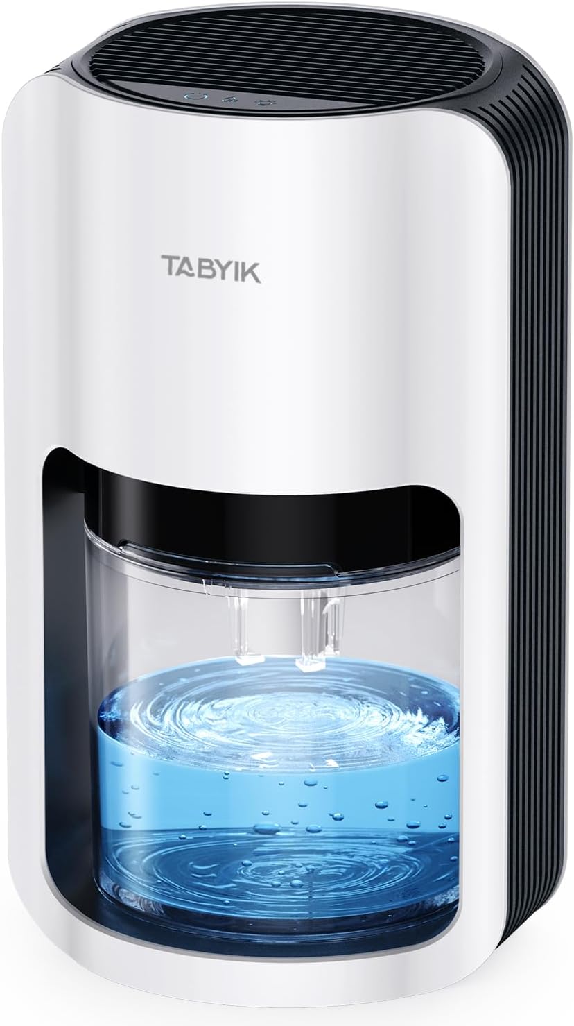 TABYIK Dehumidifiers for Home, 42oz Dehumidifier for Bathroom, Dehumidifiers for...