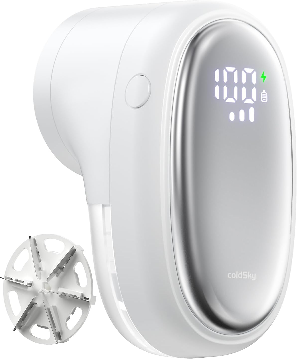 Fabric Shaver 1200mAh 𝗥𝗲𝗰𝗵𝗮𝗿𝗴𝗲𝗮𝗯𝗹𝗲 Lint Remover Portable Sweater Shaver with 𝟯 𝗦...