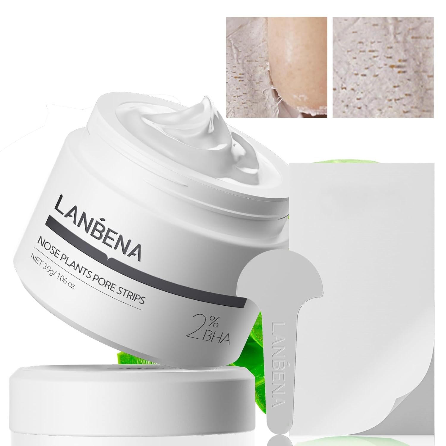 LANBENA 2.0 Nose Pore Strips, Blackhead Remover Mask with Salicylic Acid, Amazon...