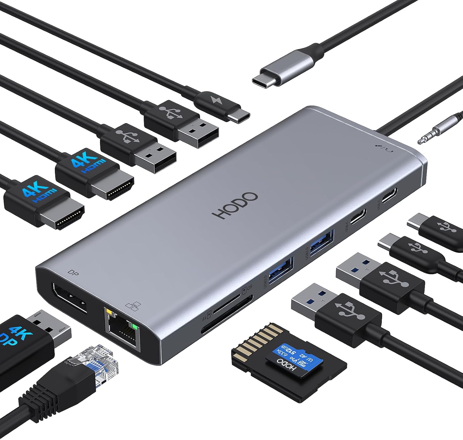 USB C Docking Station Dual Monitor HDMI for Dell HP, Laptop Docking Station 3 Mo...