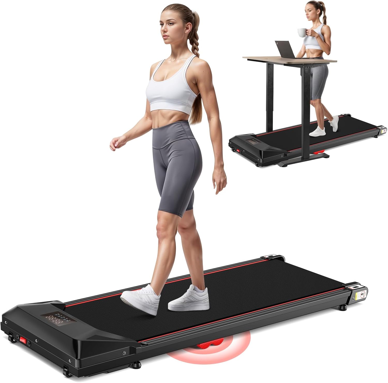 Sperax Walking Pad Treadmill-Treadmills for Home-Under Desk Treadmill,Remote Con...