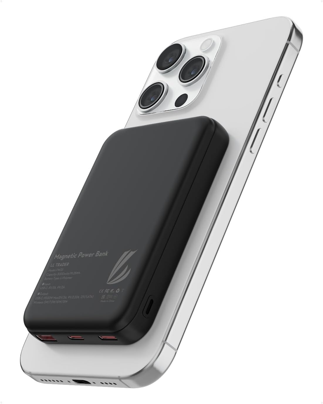LL TRADER 006 Magnetic Wireless Power Bank 10000mAh Portable Charger Battery Pac...