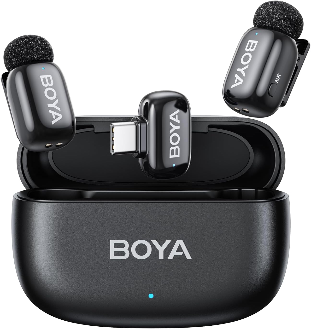 BOYA mini Wireless Lavalier Microphone for Android/Tablets/PC with USB C Plug,No...