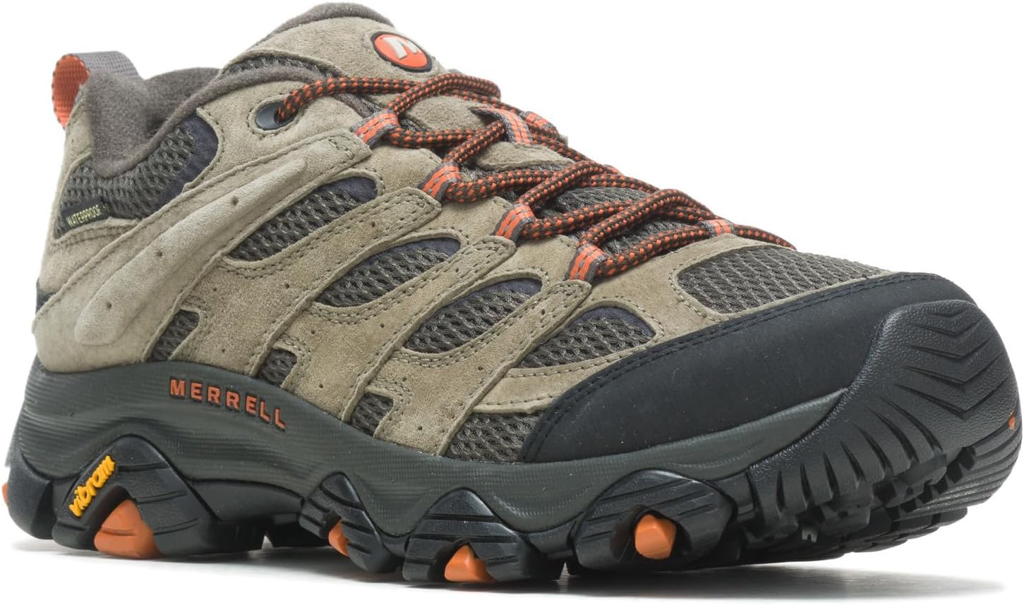 Merrell Men's Moab 3 Waterproof Hiking Shoe 10 Olive