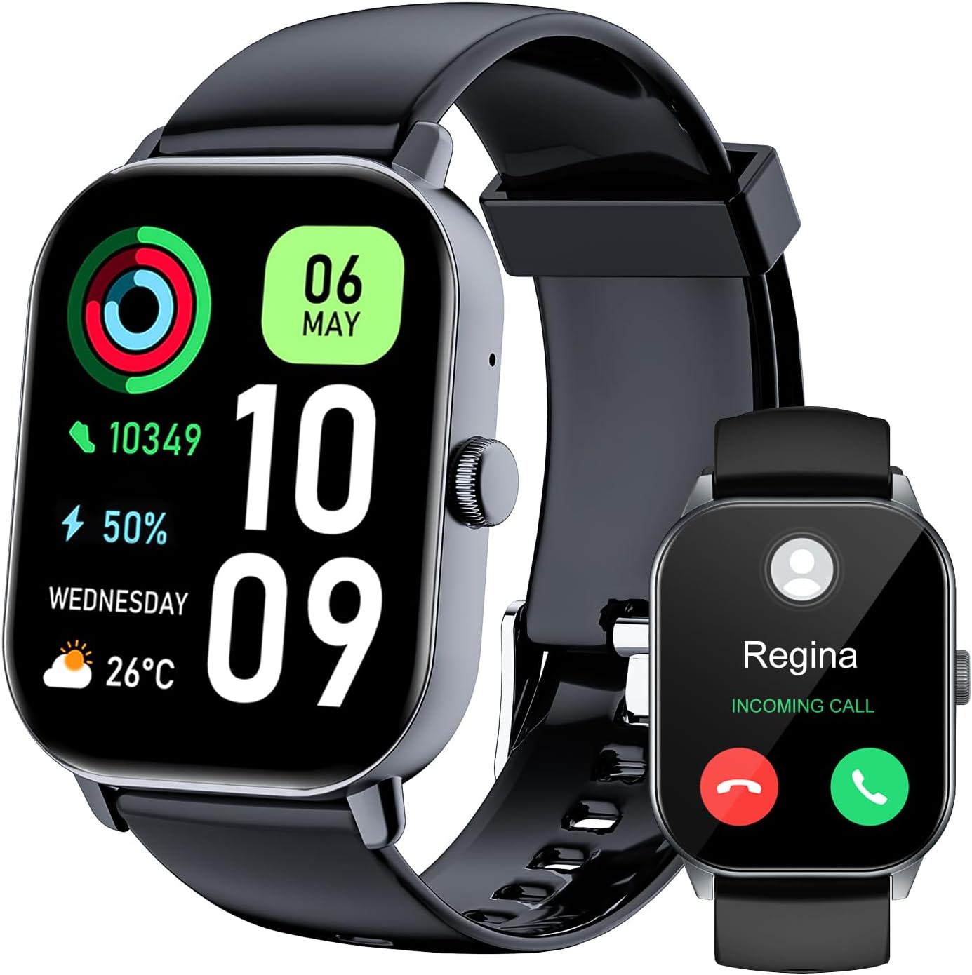Smart Watch for Men Women Answer/Make Calls,Smartwatch with Heart Rate Sleep Cou...
