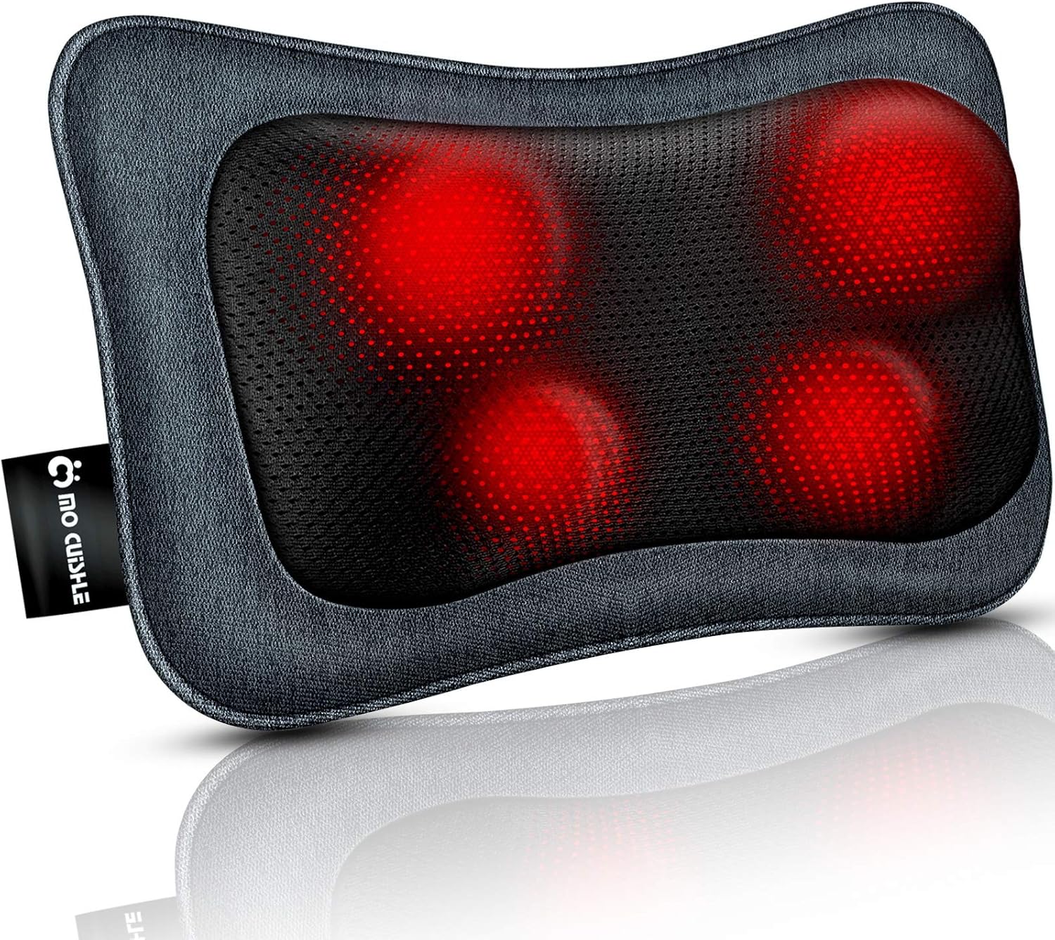 Mo Cuishle Electric Shiatsu Back Massager with Heat - Powerful 3D Kneading for N...