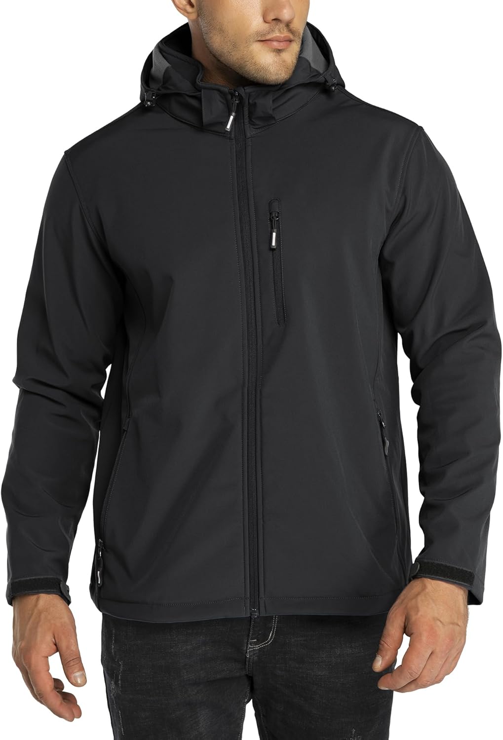 High-Quality Outdoor Ventures Men's Softshell Jacket, Stylish Lightweight Jacket...