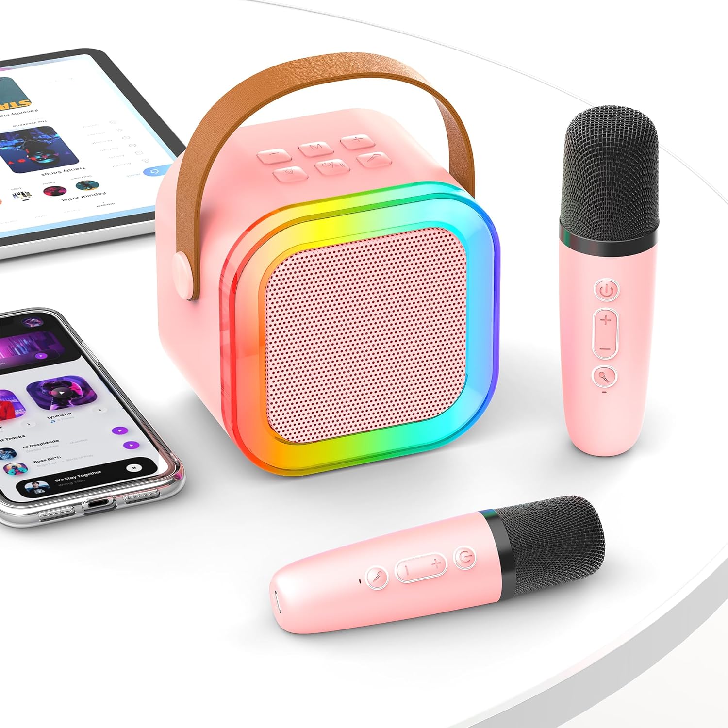 Kids Karaoke Machine 2 Microphones: Gift for Girls Boys Kids Birthday Present -...
