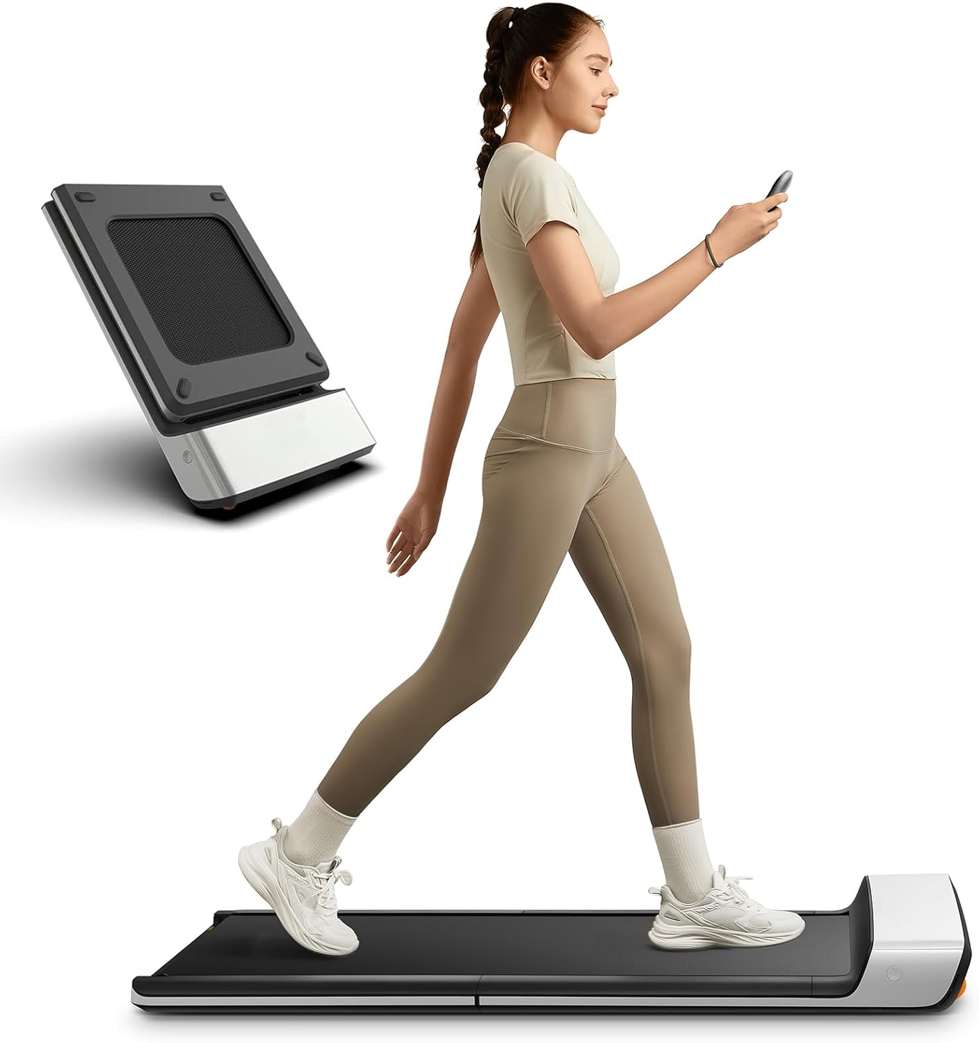 WalkingPad P1 Folding Treadmill - Under Desk Treadmill for Home Office, Portable...