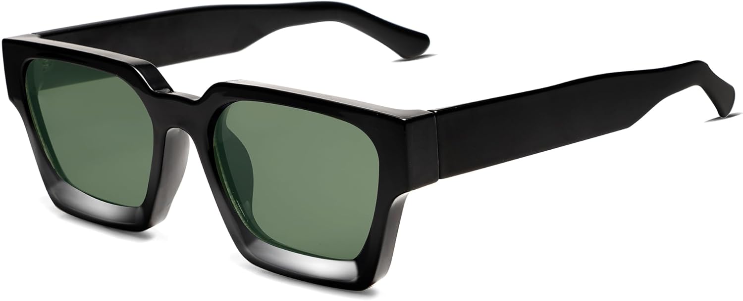 Unique VANLINKER Thick Square Sunglasses, Special Rectangle Shades for Men Women...