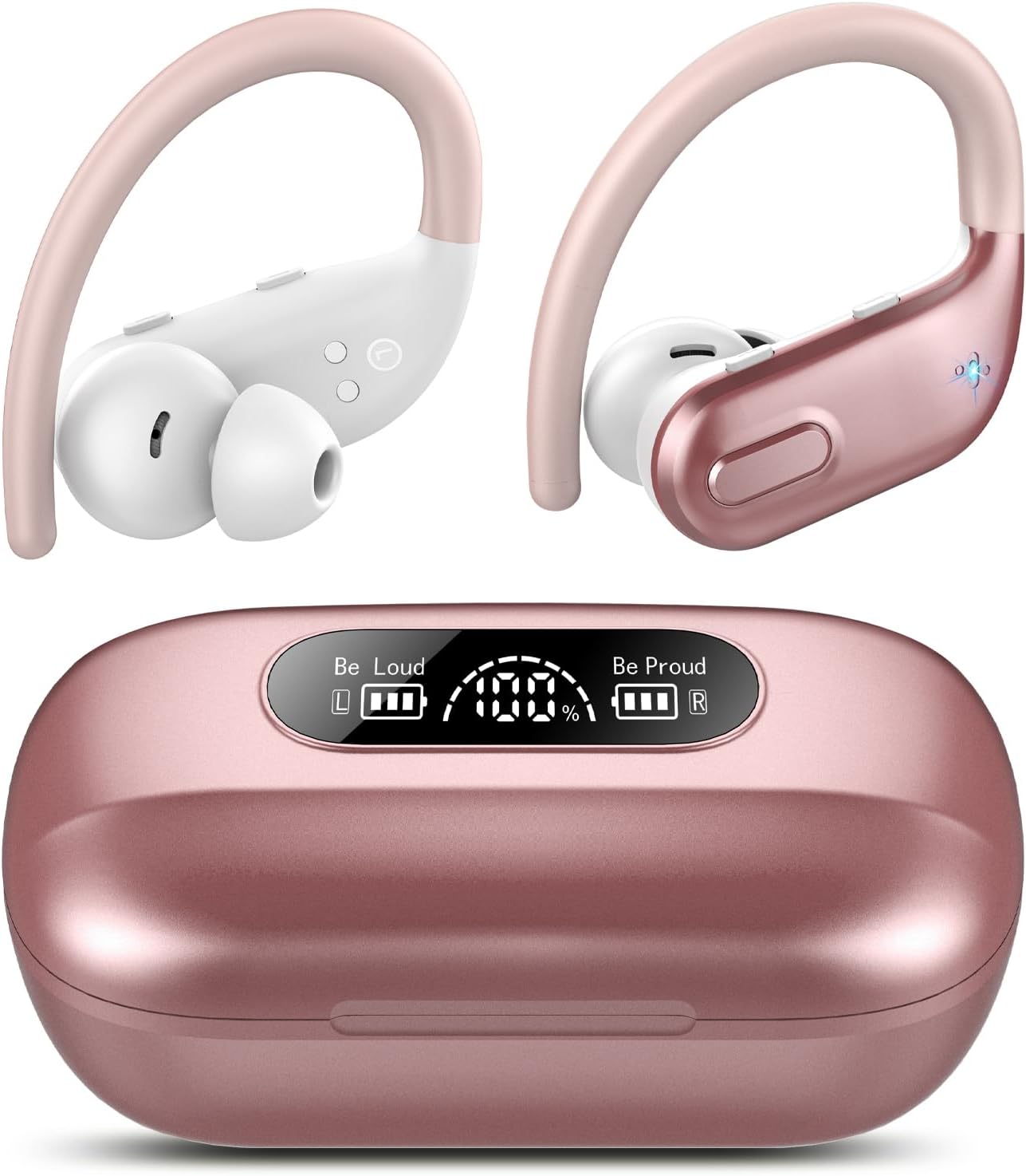 Wireless Earbuds, Bluetooth 5.3 Headphones Wireless with 4 ENC Noise Canceling M...