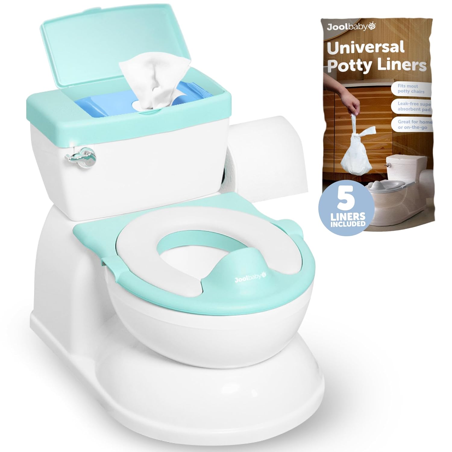 Real Feel 2-in-1 Potty, Special Potty with Wipes Storage, Innovative Potty with...