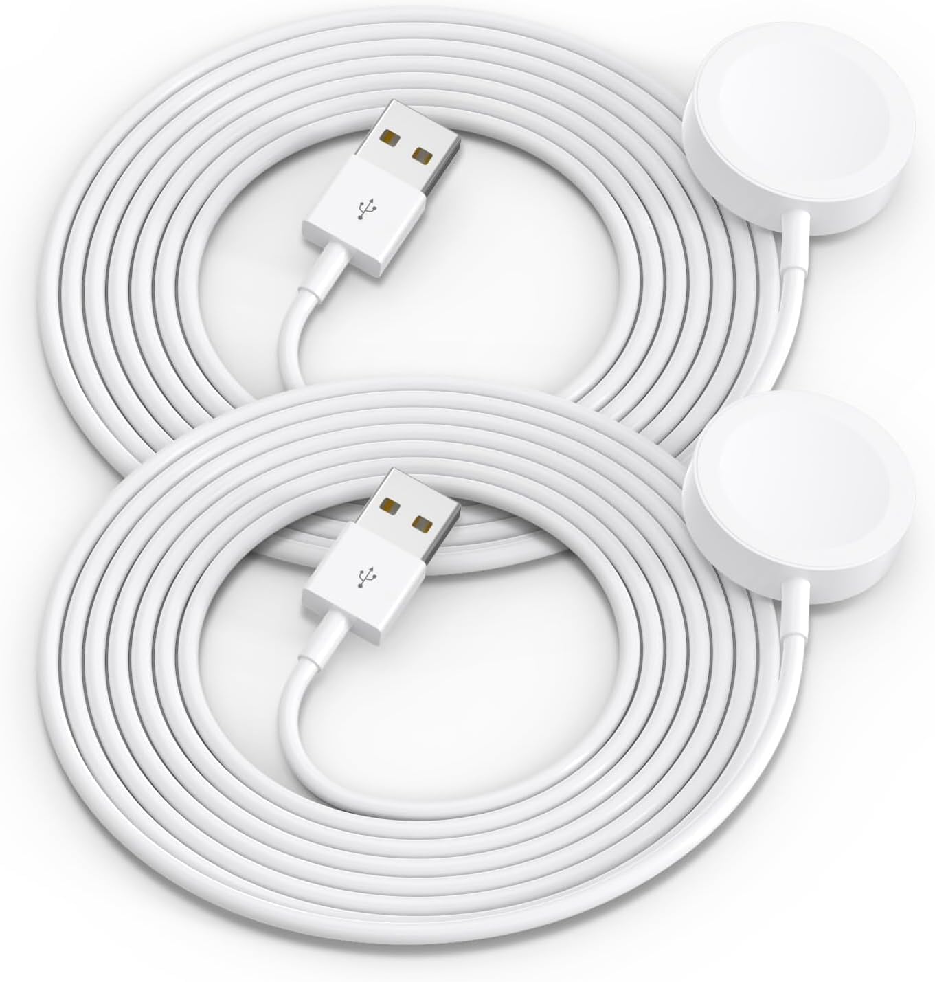 2Pack Upgraded for for Apple Watch Charger USB Magnetic Wireless Fast iWatch Cha...