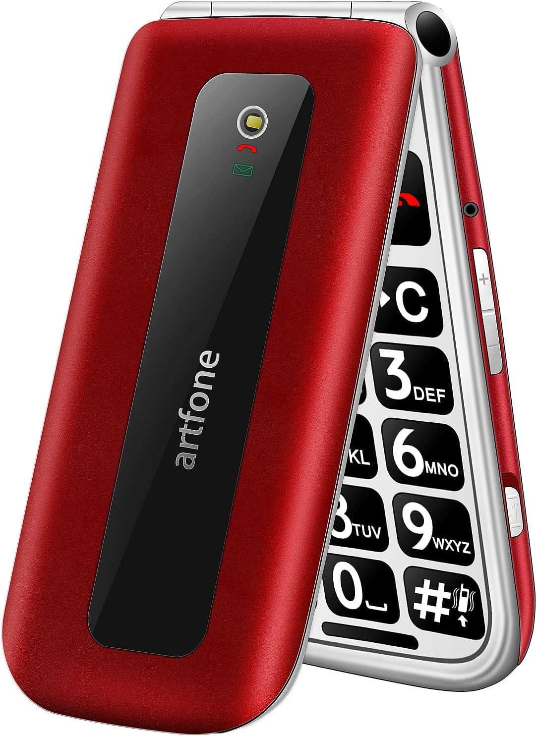 artfone Senior Flip Mobile Phone for Elderly| 1200mAh Battery| SIM Free Unlocked...